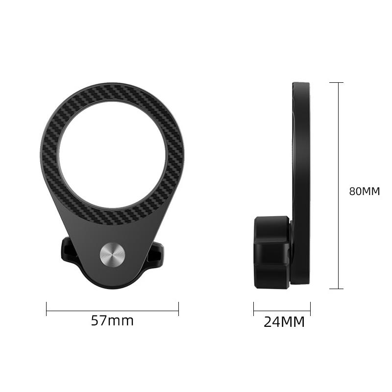 Magnetic Phone Holder For Car Vent - 1 Stück Kohlefaser-Magnet-Auto-Handyhalterung mit 360°-Drehung und
