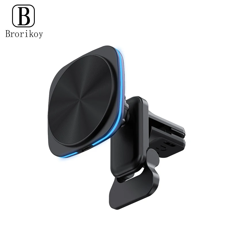 Wireless Car Charger Mount Fast Charging - Magnetisches kabelloses Auto-Ladegerät, 15 W, Schnellladung,