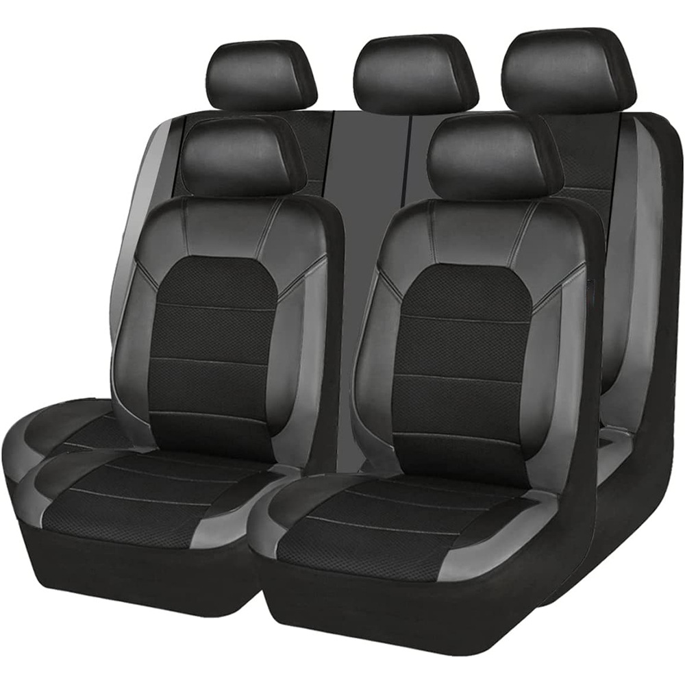 Leather Car Seat Covers Full Set Universal - 9 Teile/satz Auto Sitz Abdeckung Auto
