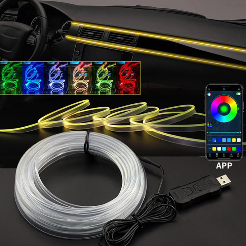 Led Ambient Interior Car Lights App Control - Auto Innen Atmosphäre Licht Umgebungs LED