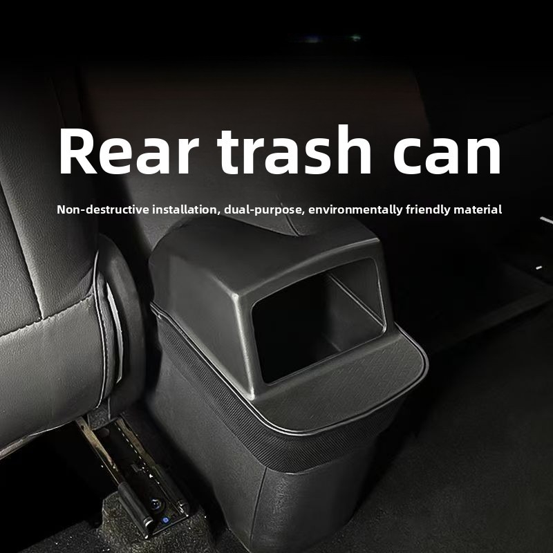 Waterproof Car Trash Can With Lid - Silikon-Aufbewahrungsbox für BYD Seagull 2023+ Auto-Mülleimer