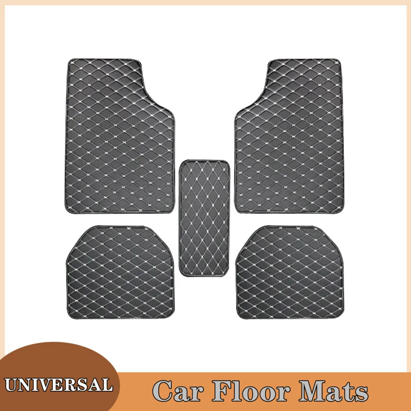 Car Floor Mats Universal Waterproof Leather - Auto Fußmatten 5Pcs Universal Qualität PU