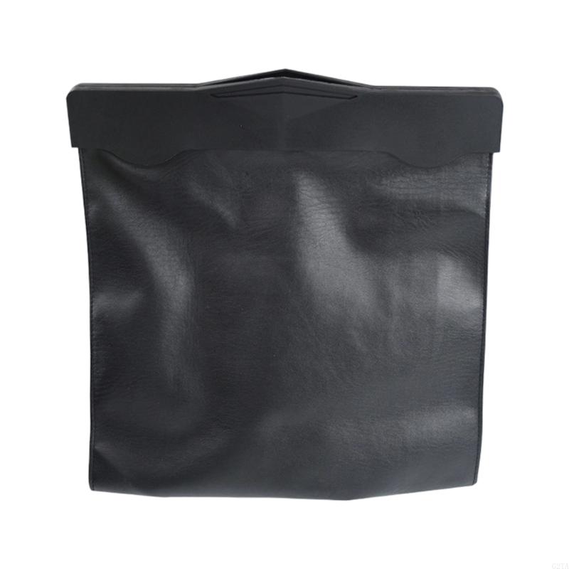 Waterproof Car Trash Can With Lid - Auto-PU-Leder-Müllbeutel, hängender Auto-Mülleimer, wasserdichter langlebig