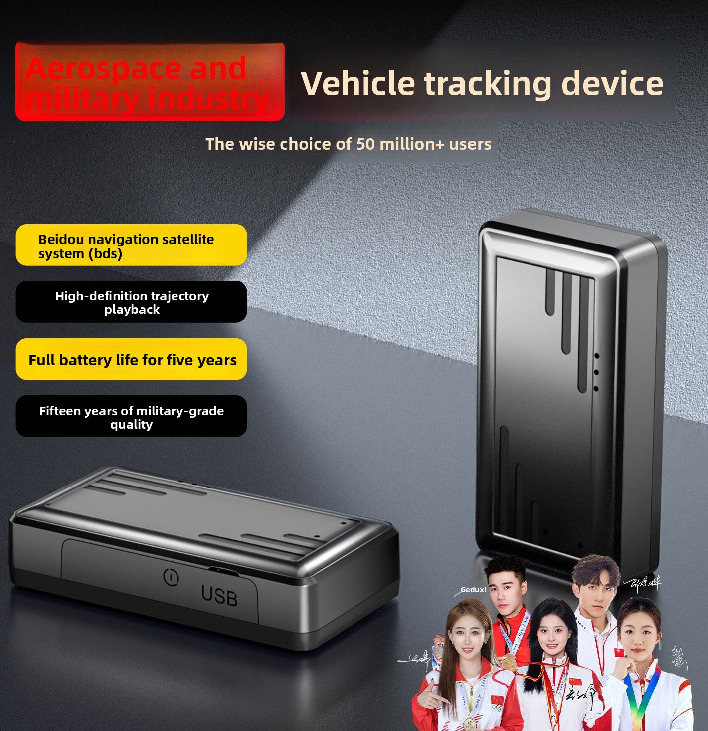 Car Care - Beidou GPS-Tracker Echtzeit-Fahrzeugortung Auto Motorrad E-Bike