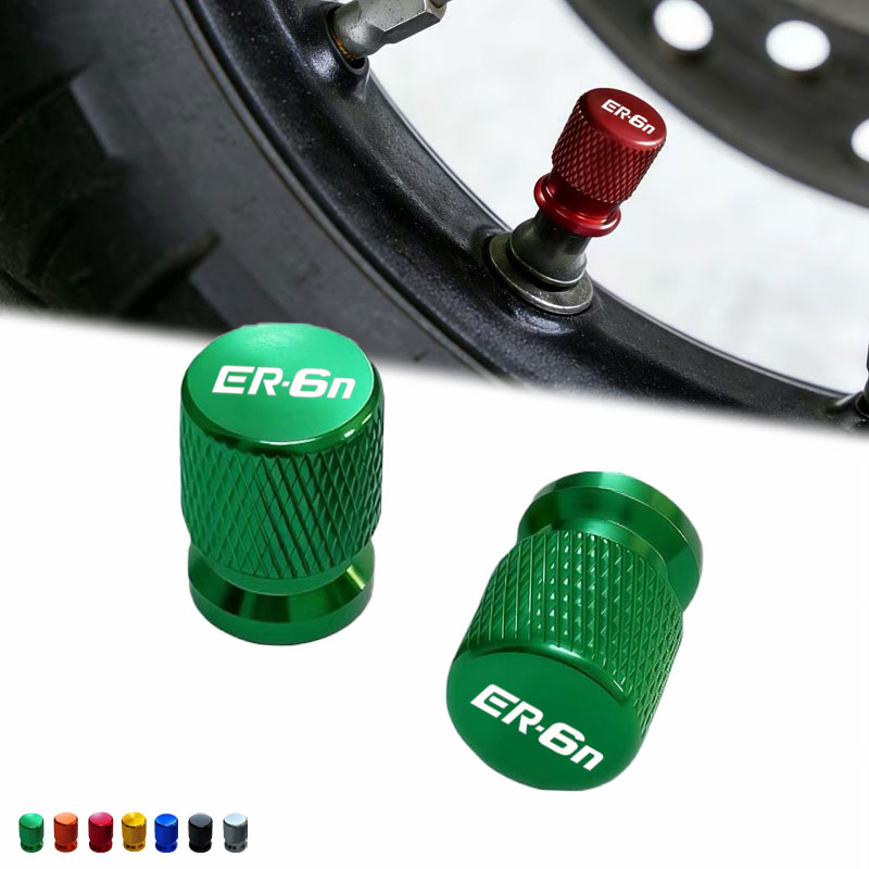 Motorcycle Parts - 2 Stück Motorrad-Ventilkappen aus Aluminiumlegierung für