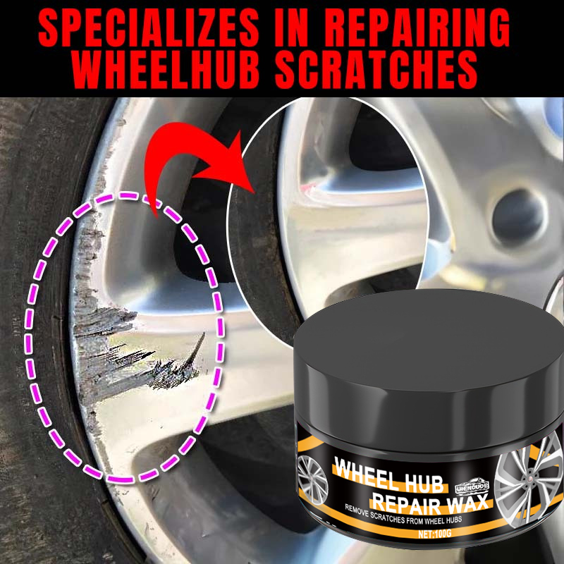 Car Scratch Repair Polishing Wax Paste - 1 Stück 100 g Universal-Radnaben-Reparaturset, Auto-Radpflege-Polierpaste,