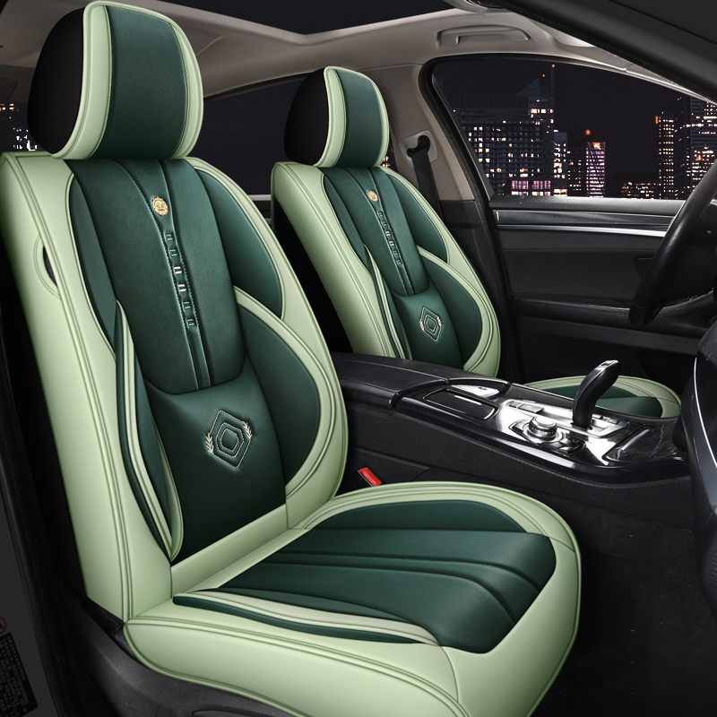 Leather Car Seat Covers Full Set Universal - Leder-Autositzbezüge Komplettset für Toyota Camry 40,