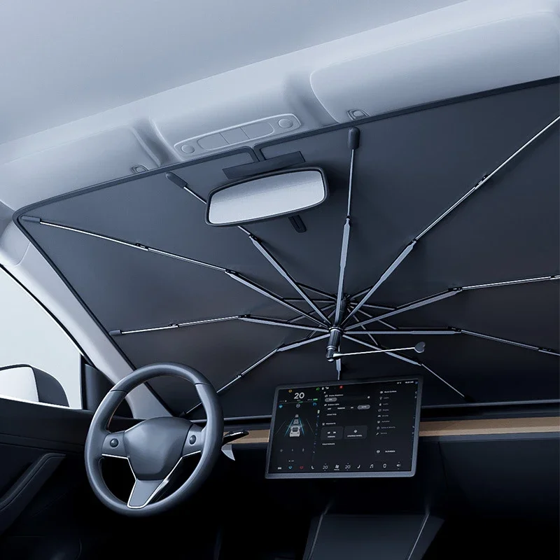 Car Sunshade Windshield Umbrella Foldable - Auto-Sonnenschutz für Windschutzscheibe, Faltbarer UV- und