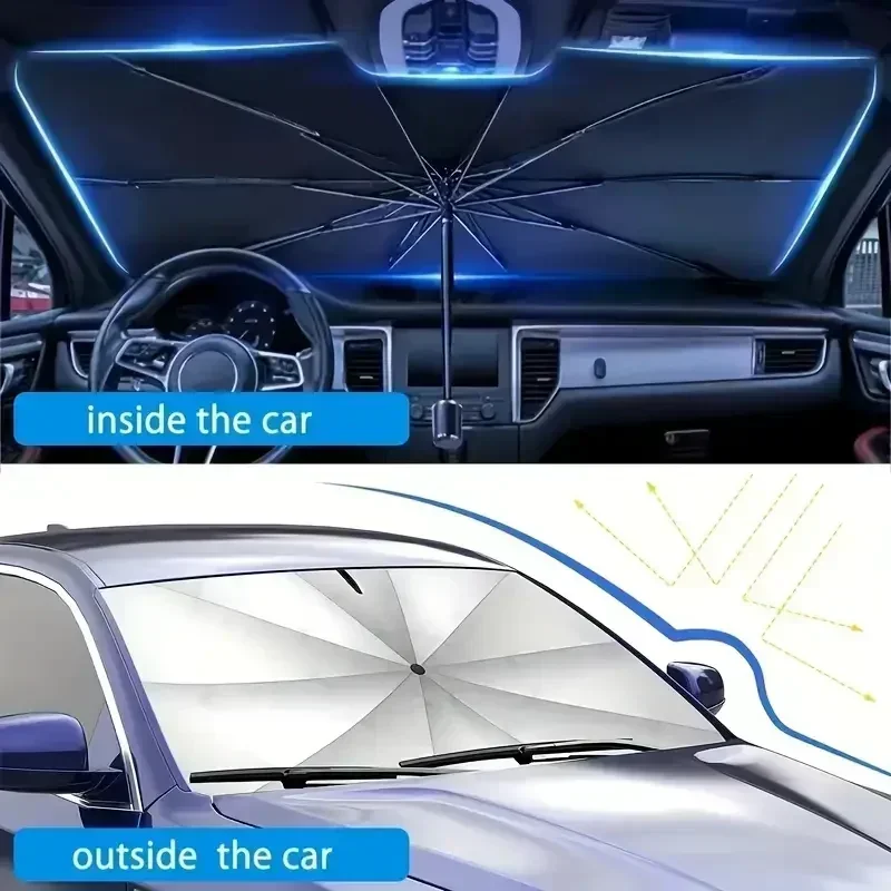 Auto-Sonnenschutz Windschutzsc – Car Sunshade Windshield Umbrella Foldable Bewertung und Preis
