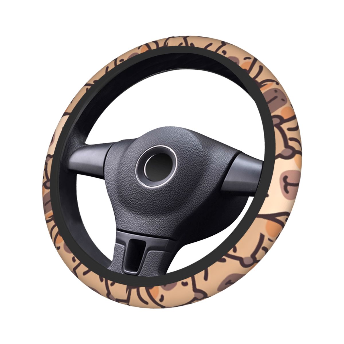Kawaii Anime Capybara Auto Len – Car Steering Wheel Cover Anti Slip Breathable Bewertung und Preis
