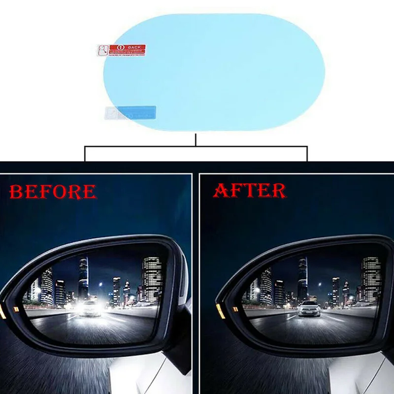 2PCS Auto Aufkleber Regendicht – Anti Glare Car Rearview Mirror Film Bewertung und Preis