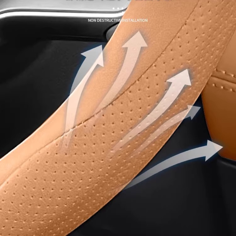 Für BYD Song L DM-i Lenkradbez – Car Steering Wheel Cover Anti Slip Breathable Bewertung und Preis
