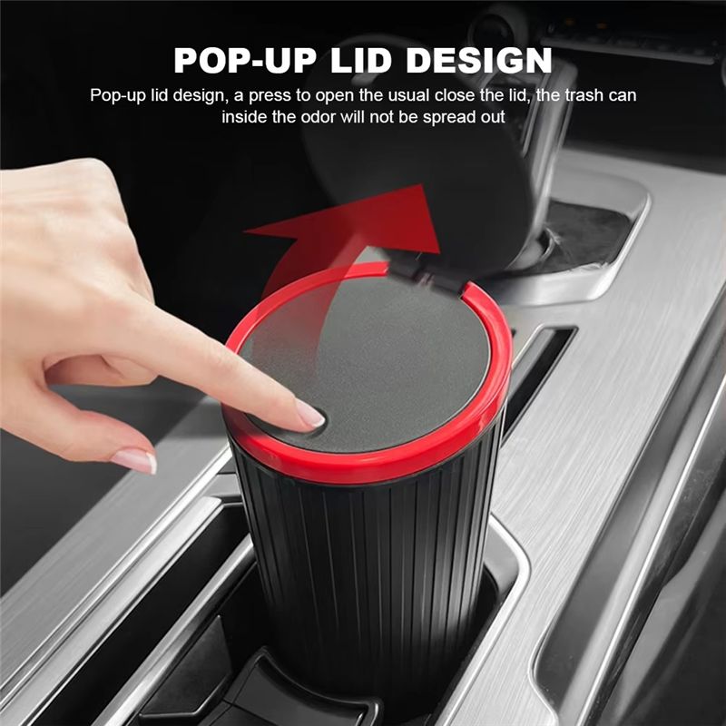 A60E-Press Type Auto-Mülleimer – Waterproof Car Trash Can With Lid Bewertung und Preis