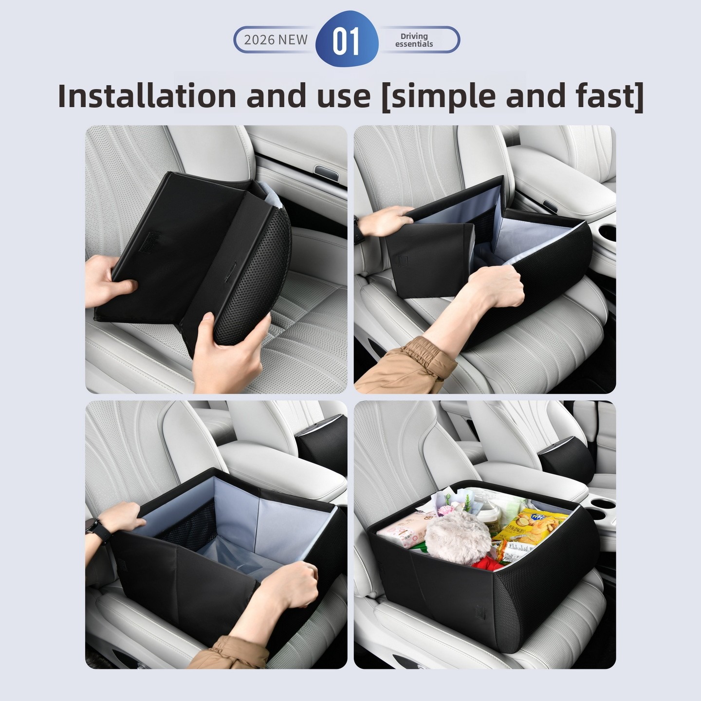 2-in-1 Multifunktionales Auto- – Car Trunk Organizer Foldable Storage Box Bewertung und Preis