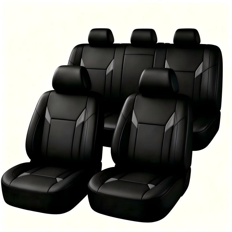 Universell Passende PU-Leder A – Leather Car Seat Covers Full Set Universal Bewertung und Preis