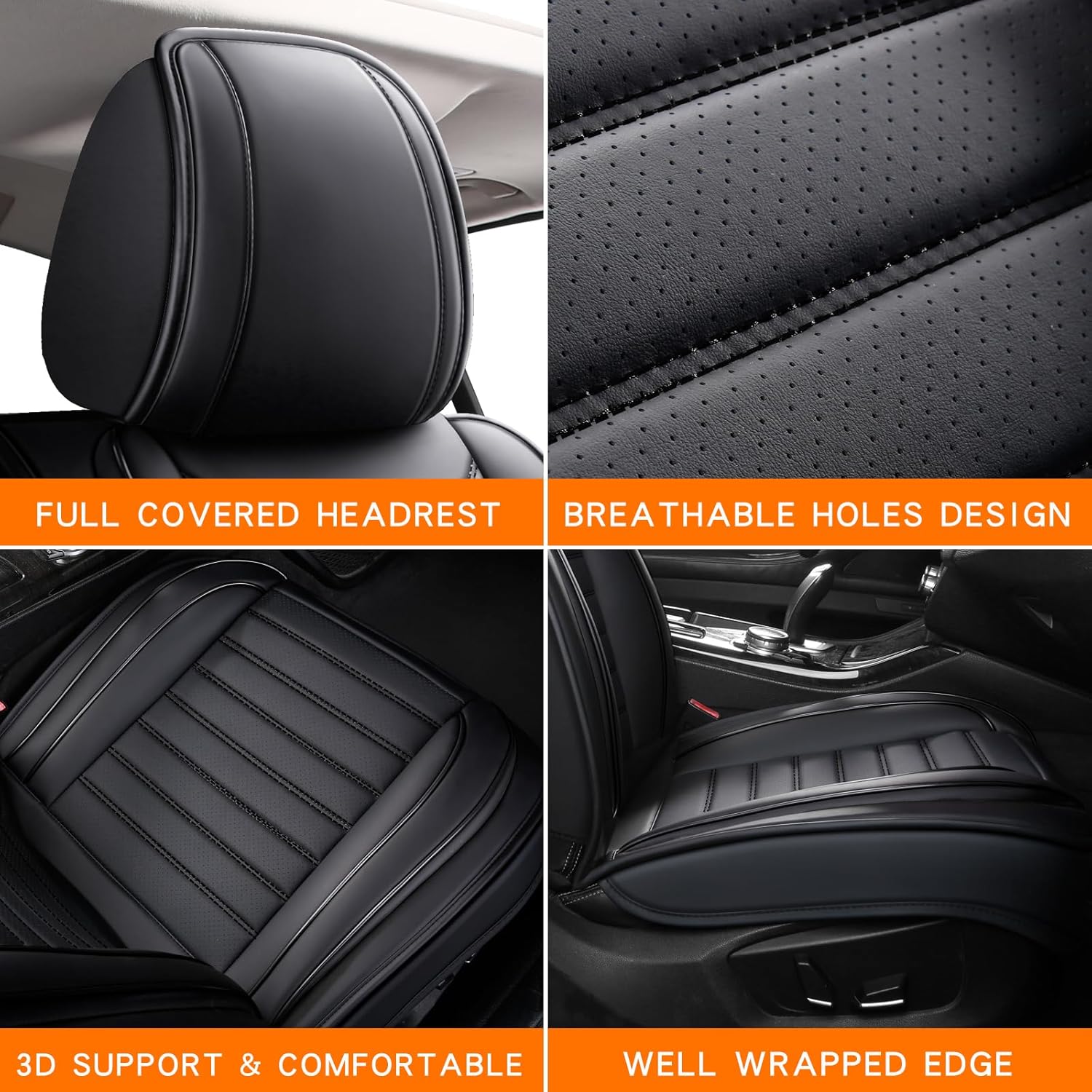5-teiliges Komplettset Autosit – Leather Car Seat Covers Full Set Universal Bewertung und Preis