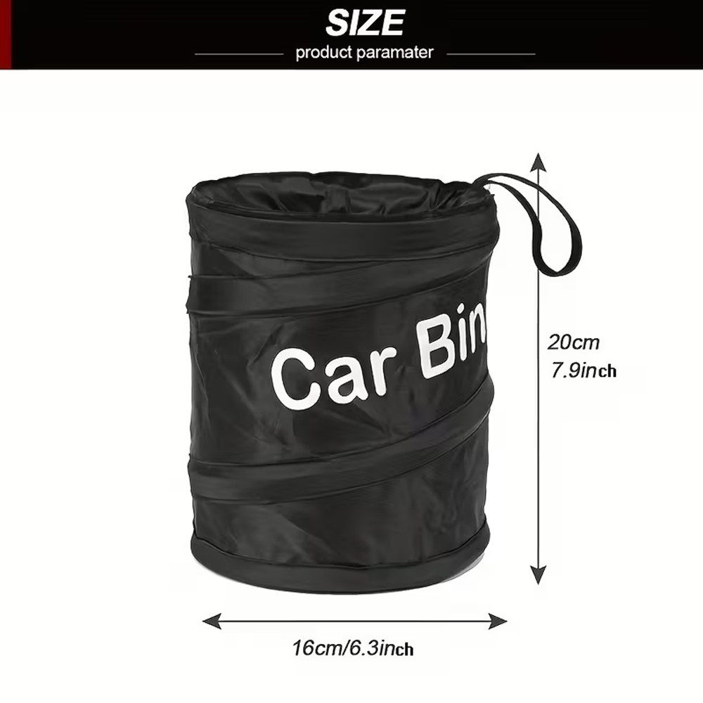 Mini schwarzer zusammenklappba – Waterproof Car Trash Can With Lid Bewertung und Preis