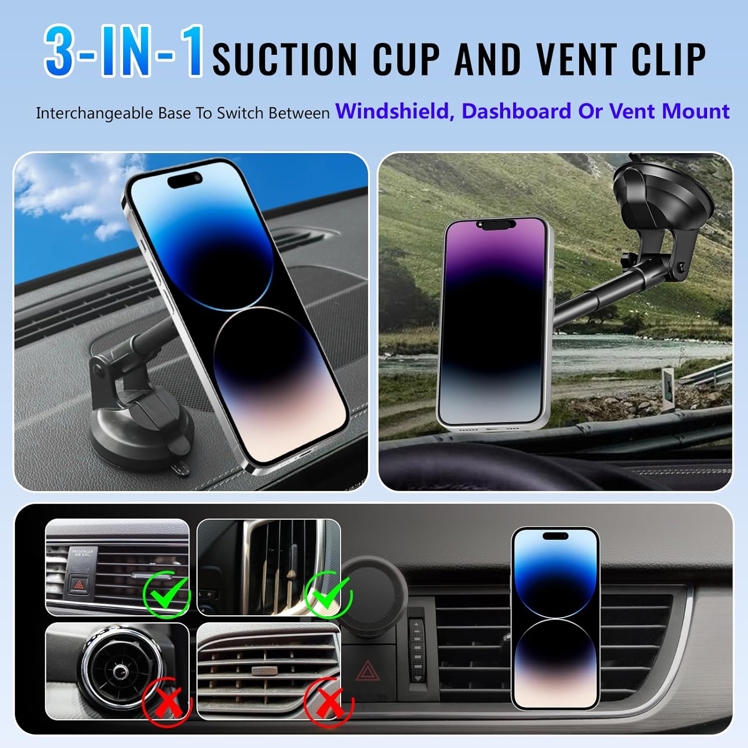 UYUXIO 15 W Schnellladung Wind – Wireless Car Charger Mount Fast Charging Bewertung und Preis