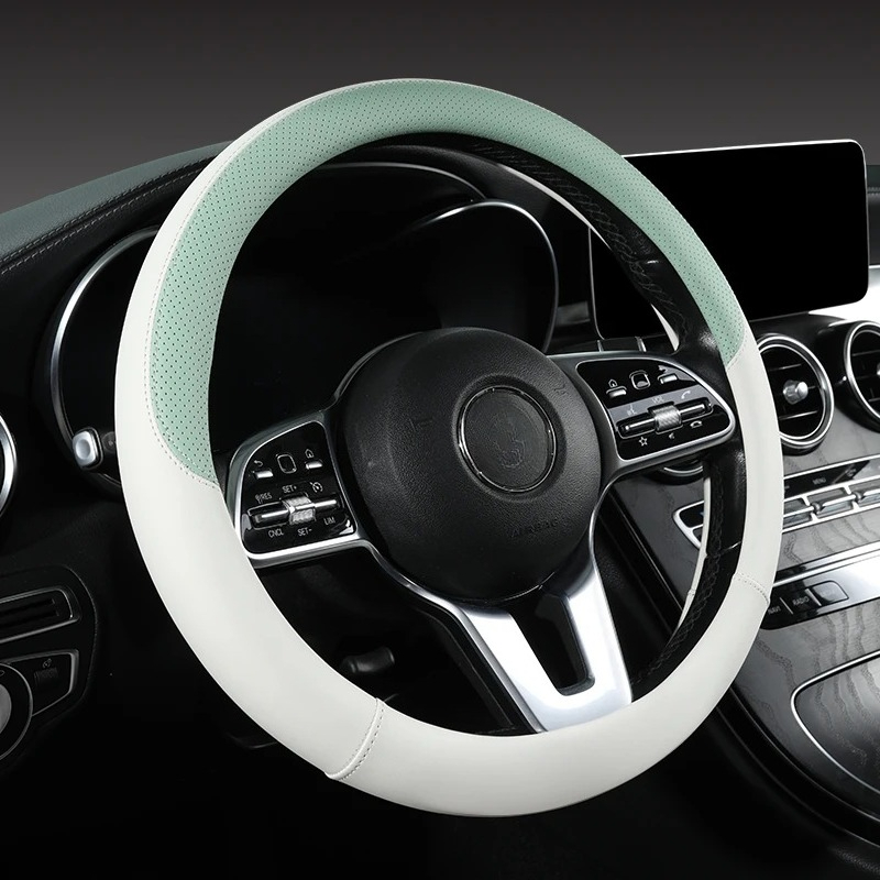 Perforierter Auto-Lenkradbezug – Car Steering Wheel Cover Anti Slip Breathable Bewertung und Preis