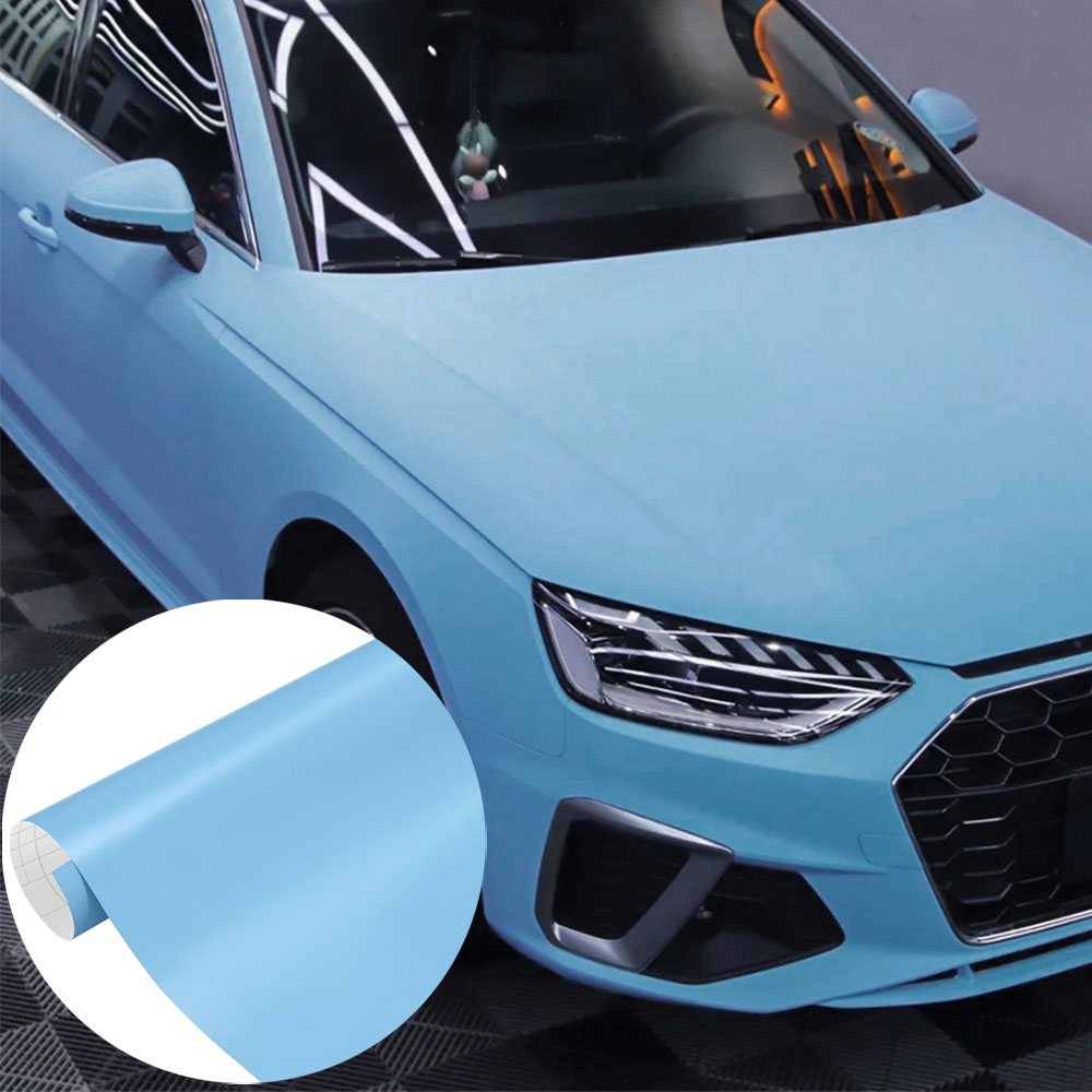 Auto-Vinylfolie Matt Hellblau  – Anti Glare Car Rearview Mirror Film Bewertung und Preis