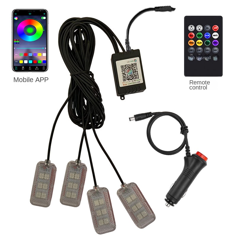 Neon Dual Control LED Auto Inn – Led Ambient Interior Car Lights App Control Bewertung und Preis