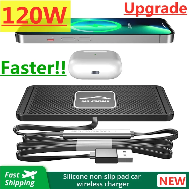 Silikon Pad Ständer Drahtlose  – Wireless Car Charger Mount Fast Charging Bewertung und Preis