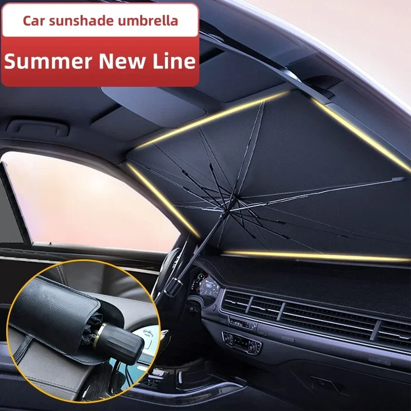 Tragbarer Auto-Sonnenschutz-Sc – Car Sunshade Windshield Umbrella Foldable Bewertung und Preis