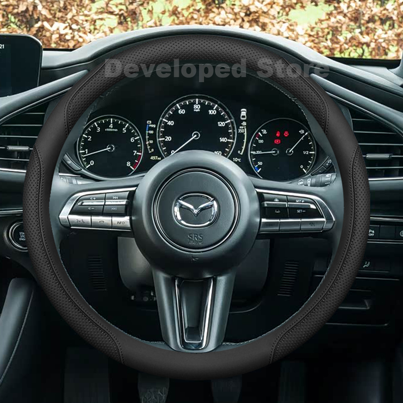 Lenkradbezug für Mazda 3 Axela – Car Steering Wheel Cover Anti Slip Breathable Bewertung und Preis