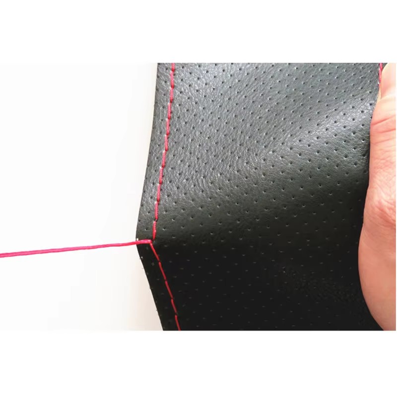 Neue 36 38 40 cm Echtes Leder  – Car Steering Wheel Cover Anti Slip Breathable Bewertung und Preis